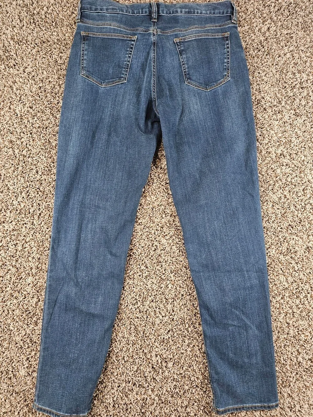Banana Republic Mens Sz 34x34 Slim Leg Medium Wash Blue Jeans